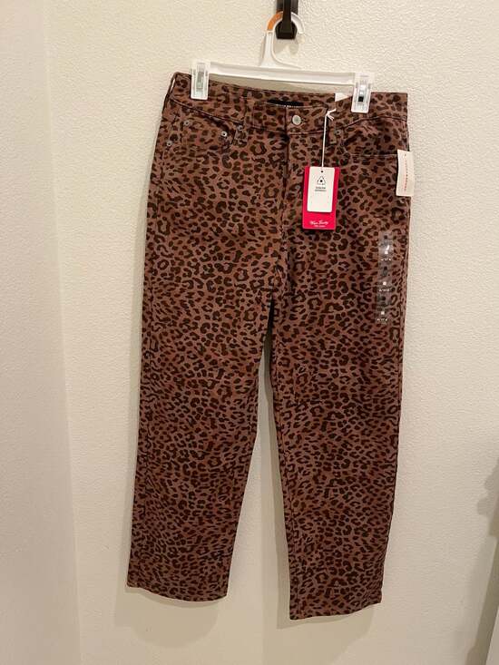 Lucky Brand Denim - Lucky Brand The Baggy Leopard Print Jeans
